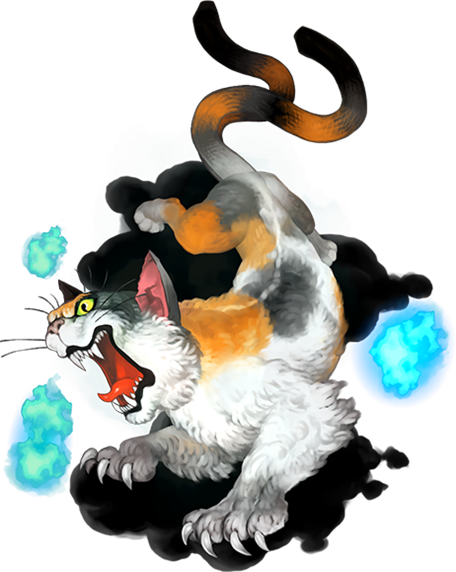 化け猫（全身）